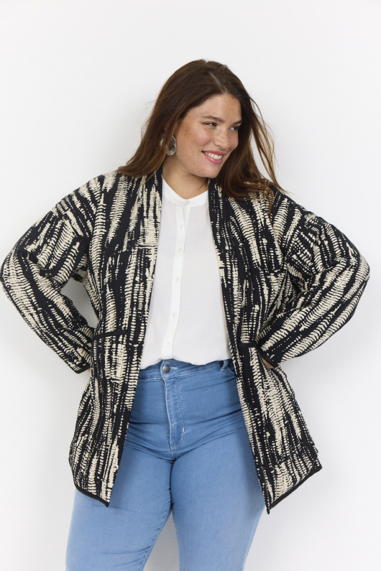 Curvy Waallis 2 Jakke Sort